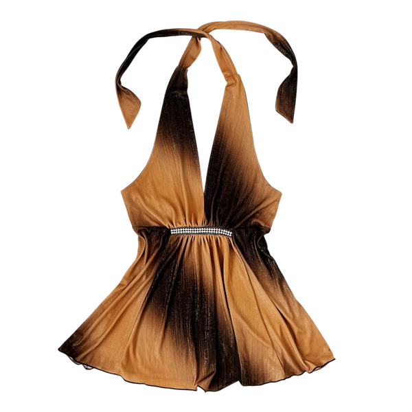 Early 2000s Rhinestone Halter Top