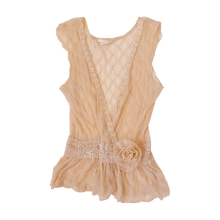 Load image into Gallery viewer, Vintage Sheer Creamy Lace Top

