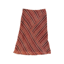 Load image into Gallery viewer, Silk Striped Midi Skirt
