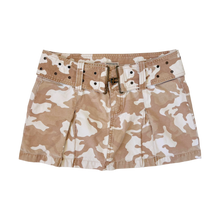 Load image into Gallery viewer, Belted Camo Mini Skirt
