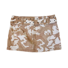 Load image into Gallery viewer, Belted Camo Mini Skirt

