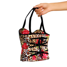 Load image into Gallery viewer, Vintage Leopard Corset Purse
