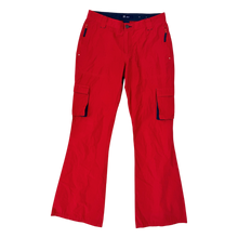Load image into Gallery viewer, Deep Red Sporty Cargo Pants
