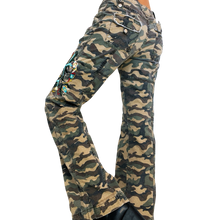 Load image into Gallery viewer, Boston Proper Distressed Camo Cargo Pants
