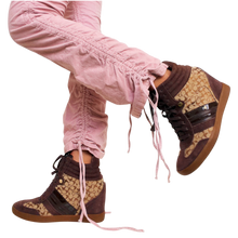 Load image into Gallery viewer, Coach Logo Wedge Sneakers

