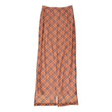 Load image into Gallery viewer, 90s Tan Plaid Maxi Skirt

