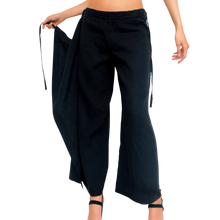 Load image into Gallery viewer, DKNY Linen Wrap Front Pants
