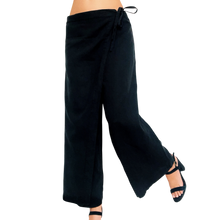 Load image into Gallery viewer, DKNY Linen Wrap Front Pants
