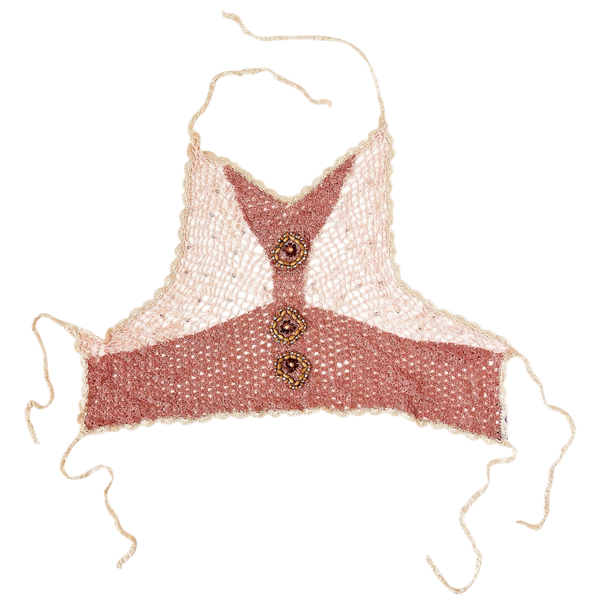 Boho Crochet Halter Top