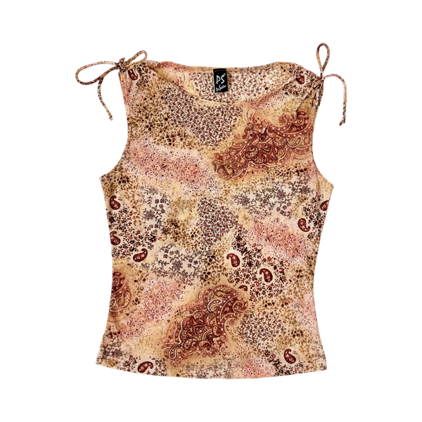 90s Dainty Paisley Top