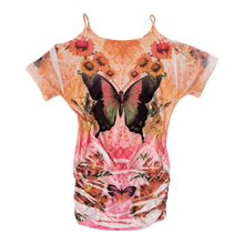 Load image into Gallery viewer, Early 2000s Butterfly Mini Dress
