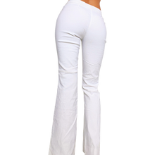 Load image into Gallery viewer, Bebe White Zipper Slacks
