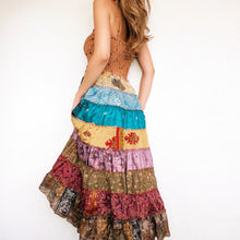 Load image into Gallery viewer, Patchwork Boho Maxi Dress

