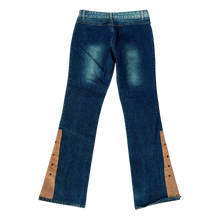 Load image into Gallery viewer, Early 2000s Western Belted Jeans
