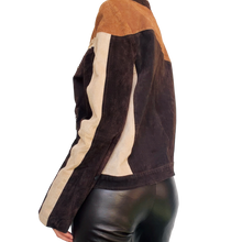 Load image into Gallery viewer, Vintage Genuine Suede Leather Moto Jacket
