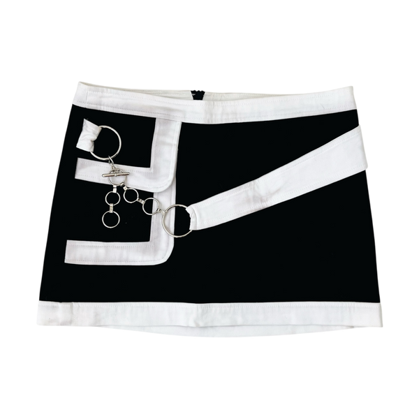 XOXO Chain Belt Mini Skirt