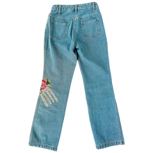 Load image into Gallery viewer, Vintage Floral Appliqué Jeans
