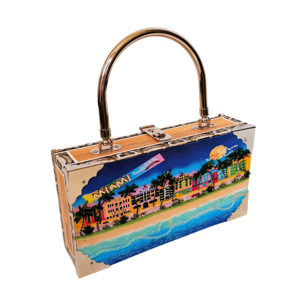 Beaded Miami Box Purse