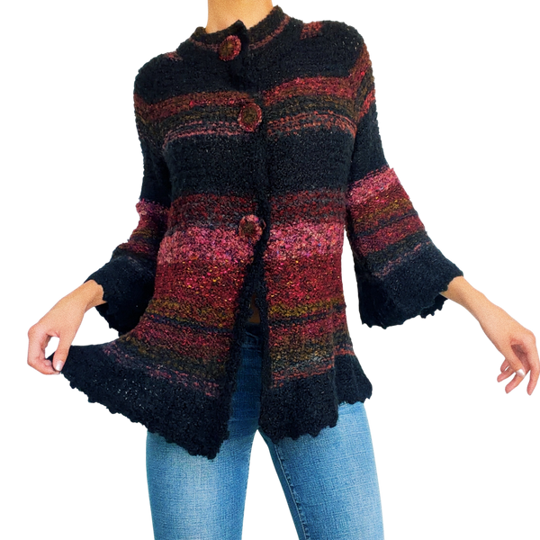 Vintage Chunky Knit Cardigan
