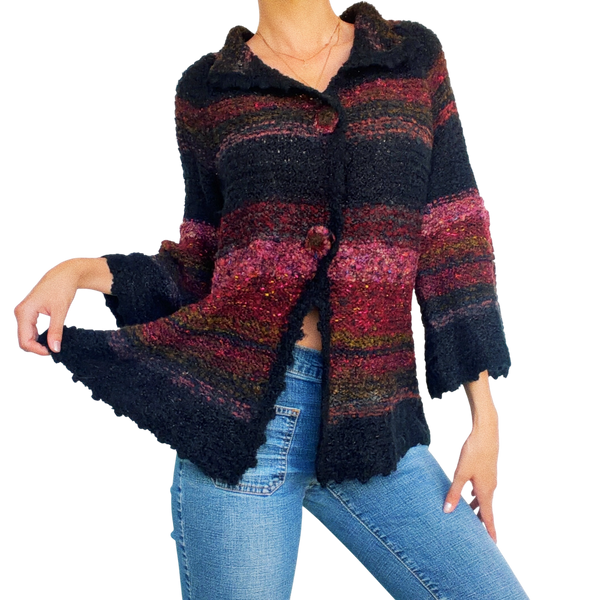 Vintage Chunky Knit Cardigan