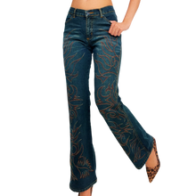 Load image into Gallery viewer, Early 2000s Embroidered Jeans
