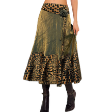 Load image into Gallery viewer, Funky Satin Midi Skirt
