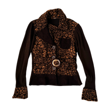 Load image into Gallery viewer, Italian Leopard Print Cardigan
