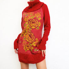Load image into Gallery viewer, Floral Sweater Dress
