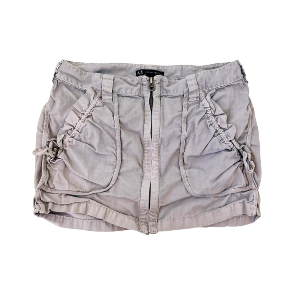 Cargo Style Mini Skirt