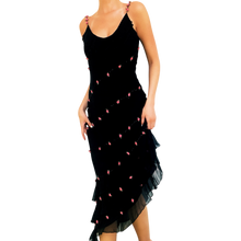 Load image into Gallery viewer, Vintage Silk Rosette Fairy Dress
