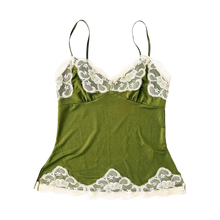 Load image into Gallery viewer, Vintage Lacy Green Cami
