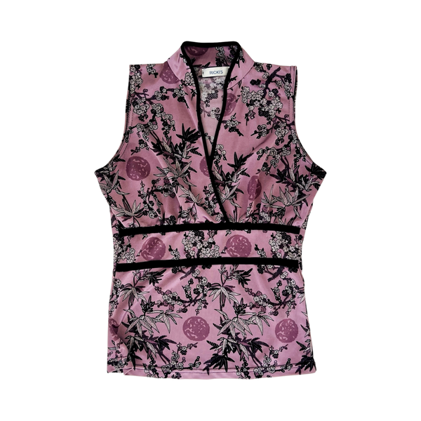 Vintage Lavender Floral Top