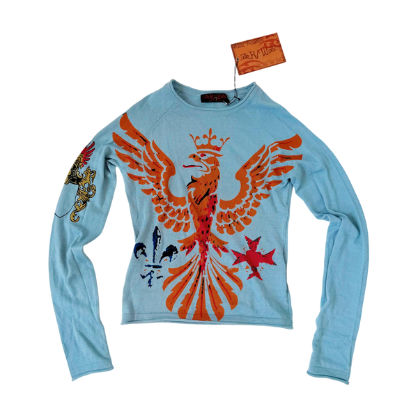 Graphic Knit Phoenix Top