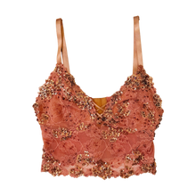 Load image into Gallery viewer, Marciano Lacy Beaded Bralette Top
