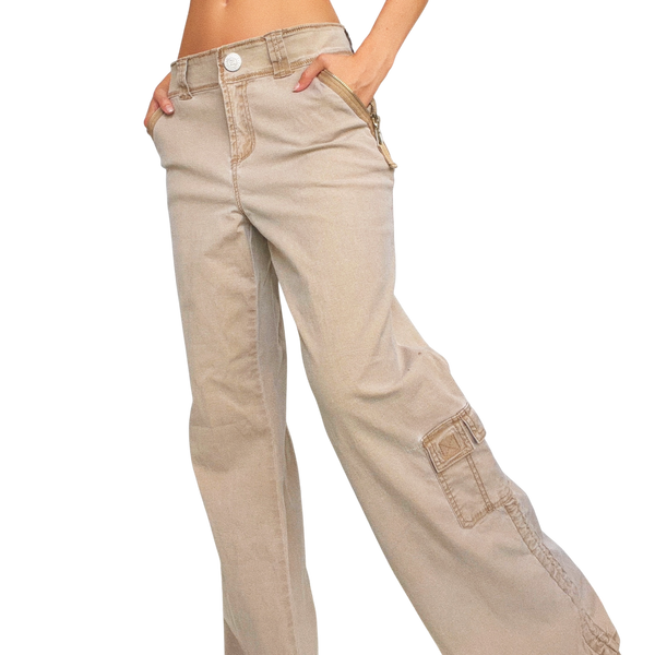 Z. Cavaricci Khaki Cargo Pants
