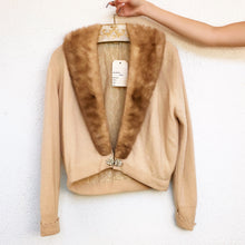 Load image into Gallery viewer, Vintage Cashmere &amp; Mink Cardigan
