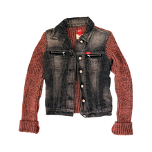 Load image into Gallery viewer, Miss Sixty Denim Knit Cardi Jacket
