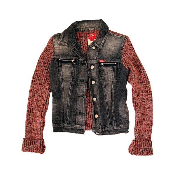 Miss Sixty Denim Knit Cardi Jacket