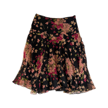 Load image into Gallery viewer, Ralph Lauren Silk Floral Midi Skirt
