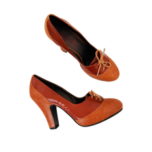 Load image into Gallery viewer, Miss Sixty Lace Up Leather Heels
