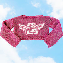 Load image into Gallery viewer, Angel Baby Sweater by Carolannie Crochet
