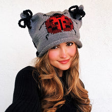 Load image into Gallery viewer, Knit Ladybug Hat by Carolannie Crochet
