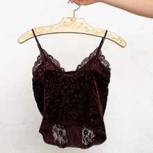 Load image into Gallery viewer, Mahogany Lace Up Cami
