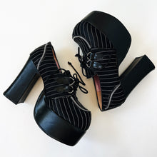 Load image into Gallery viewer, Demonia Pinstriped Platforms
