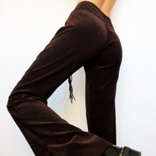 Load image into Gallery viewer, Early 2000s Brown Fringy Belt Pants
