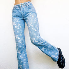 Load image into Gallery viewer, 90s Butterfly Jeans
