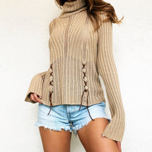 Load image into Gallery viewer, Vintage Lace Up Sweater
