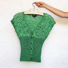 Load image into Gallery viewer, Kelly Green Knit Bebe Top
