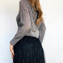 Load image into Gallery viewer, Sparkly Slouchy Cardi
