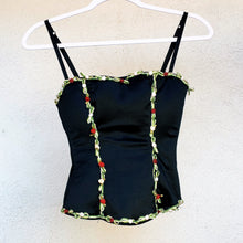 Load image into Gallery viewer, Rosette Corset Top
